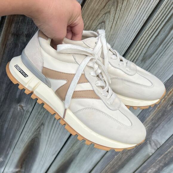 Somiliss Women’s Chunky Platform Walking Sneakers Size 9 Beige/Tan - Picture 1 of 8